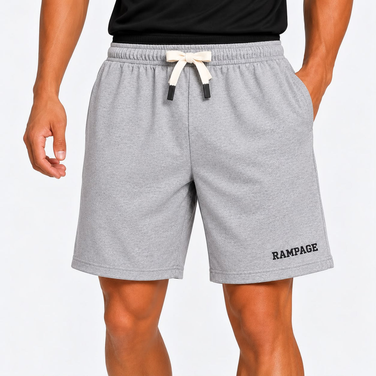 Casual Drawstring Shorts – Grey