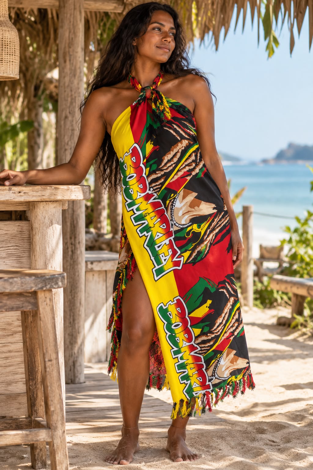 Ladies Printed Sarong – 170 × 120 cm