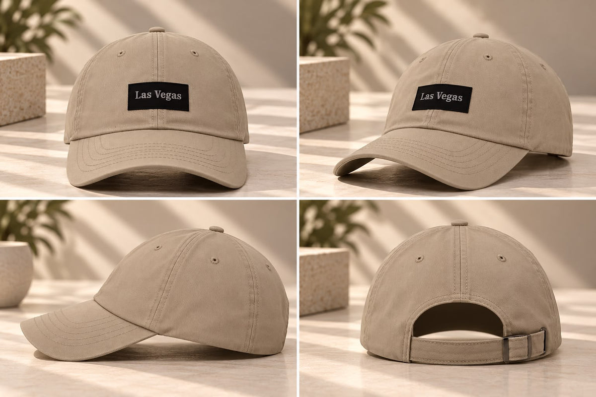 Las Vegas Beige Adjustable Cap