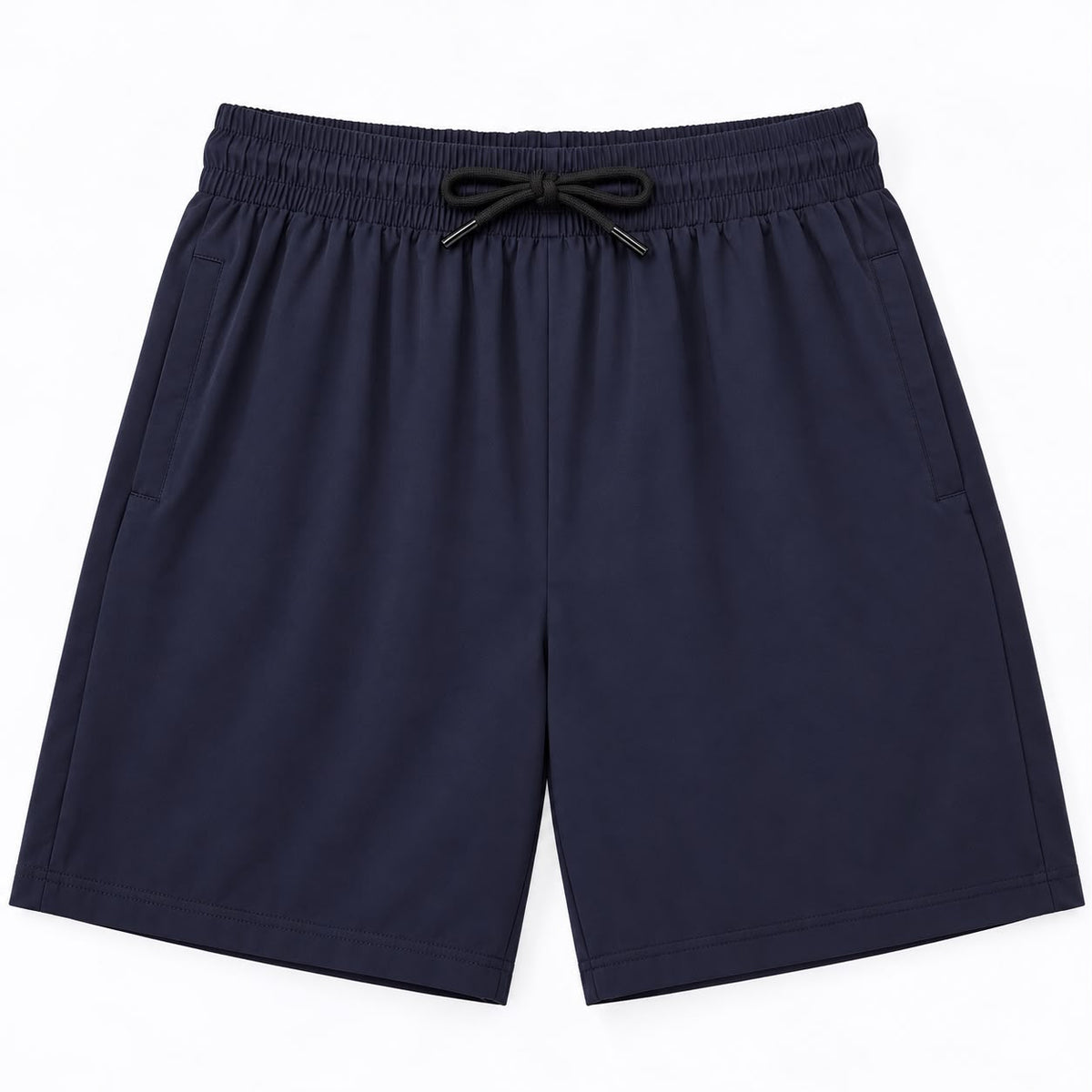 Men’s Classic Stretch Drawstring Shorts – Dark Blue