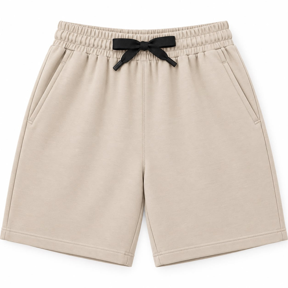 Men’s Cotton Blend Drawstring Shorts – Apricot