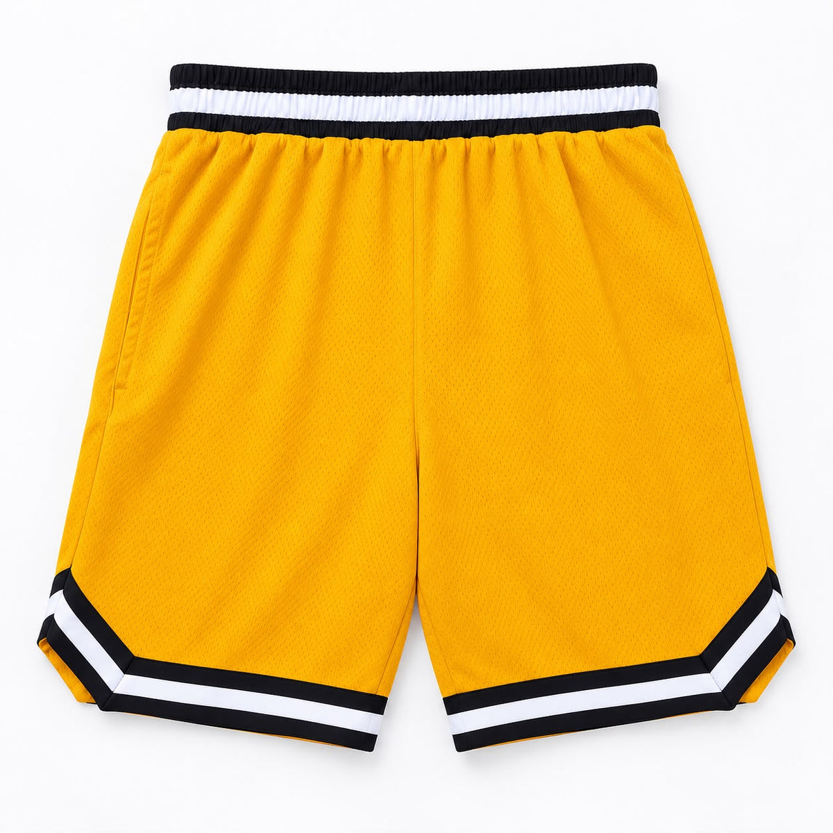 Men’s Mesh Basketball Shorts – Yellow