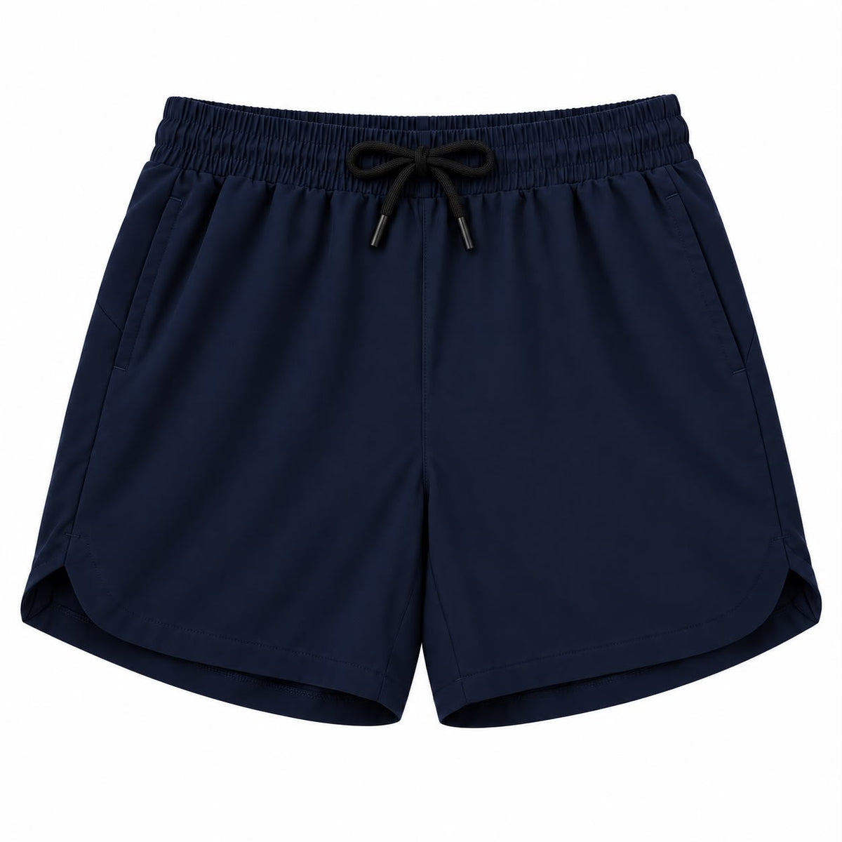 Men’s Stretch Drawstring Shorts – Navy Blue
