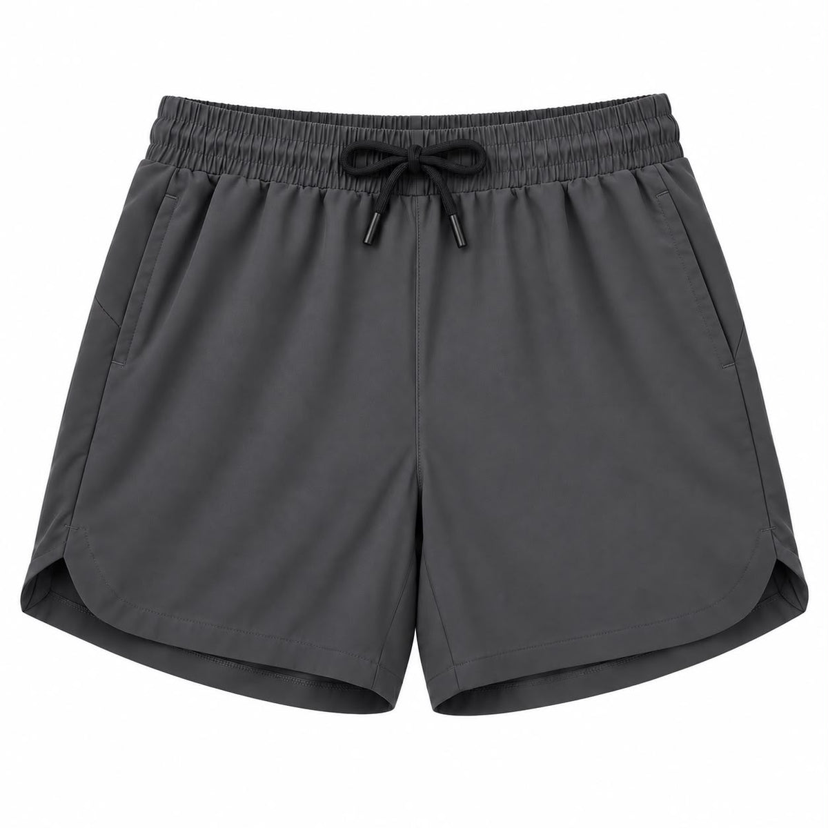 Men’s Stretch Drawstring Shorts – Grey