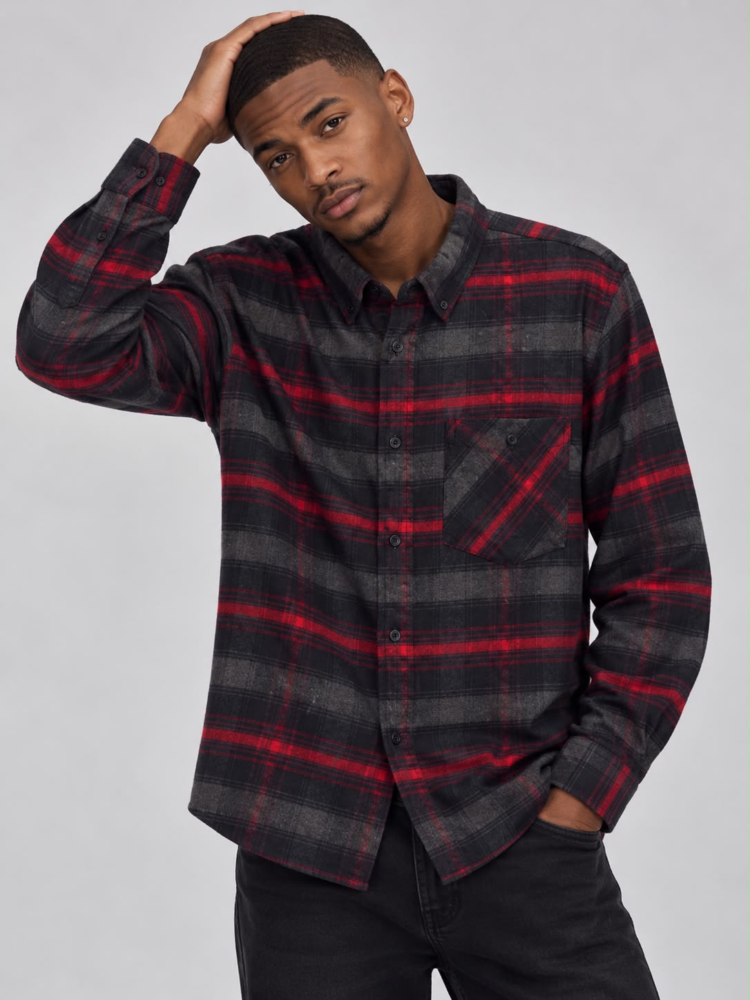 Men’s Long Sleeve Check Shirts