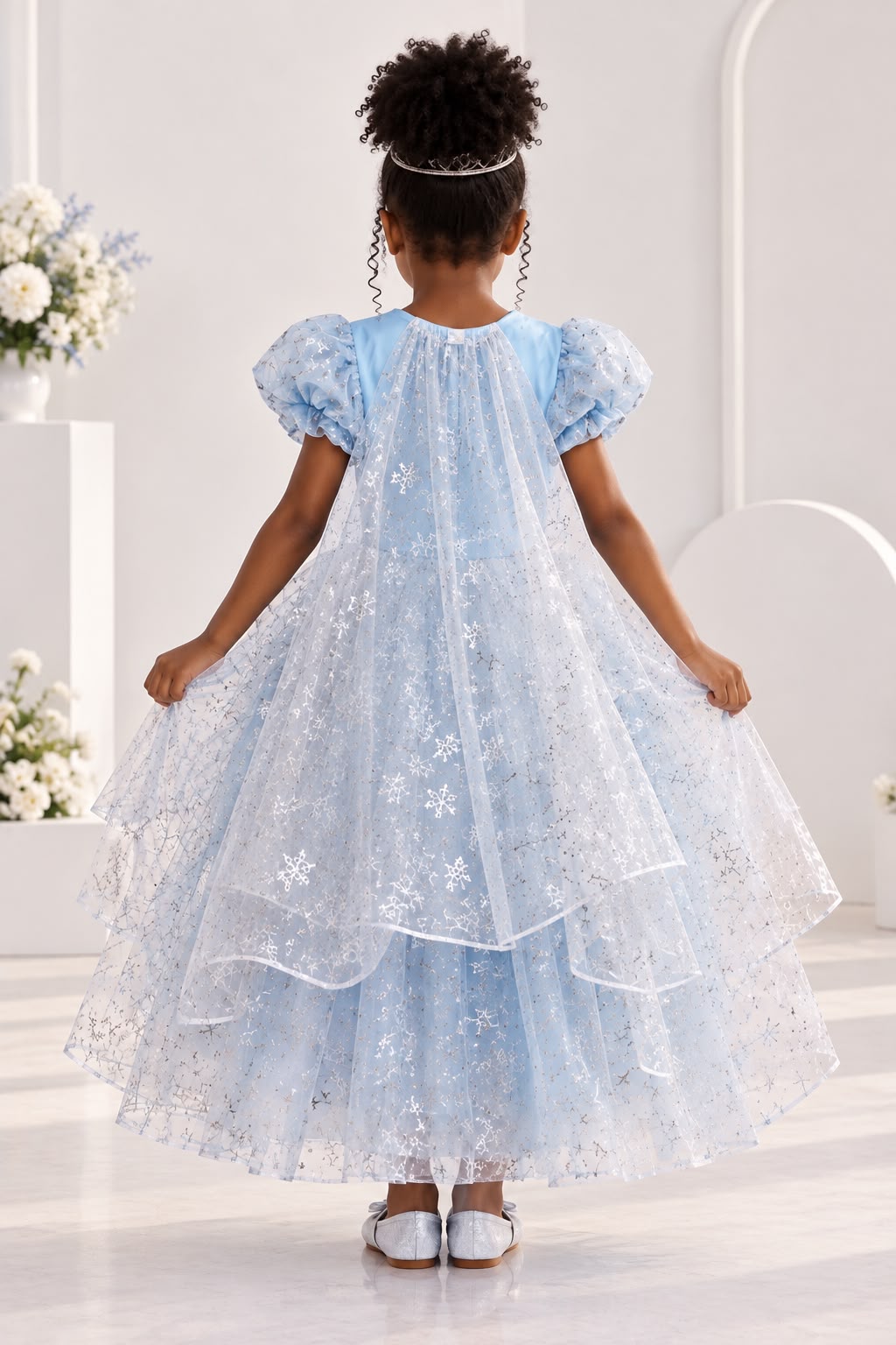 Girls’ Cinderella Princess Costume – Light Blue