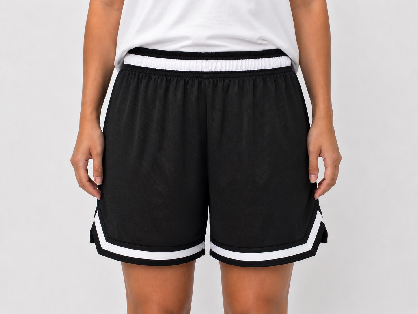 Women’s Basketball Shorts UR-16 – Black