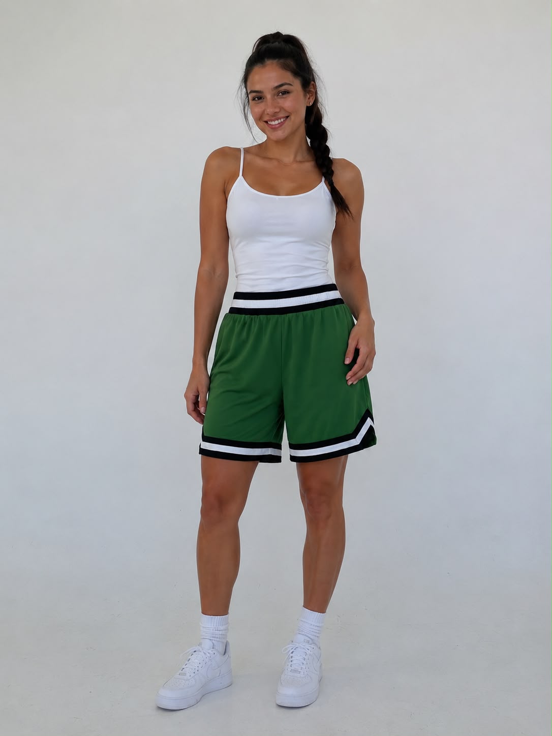 Title: Women’s Basketball Shorts UR-16– Green