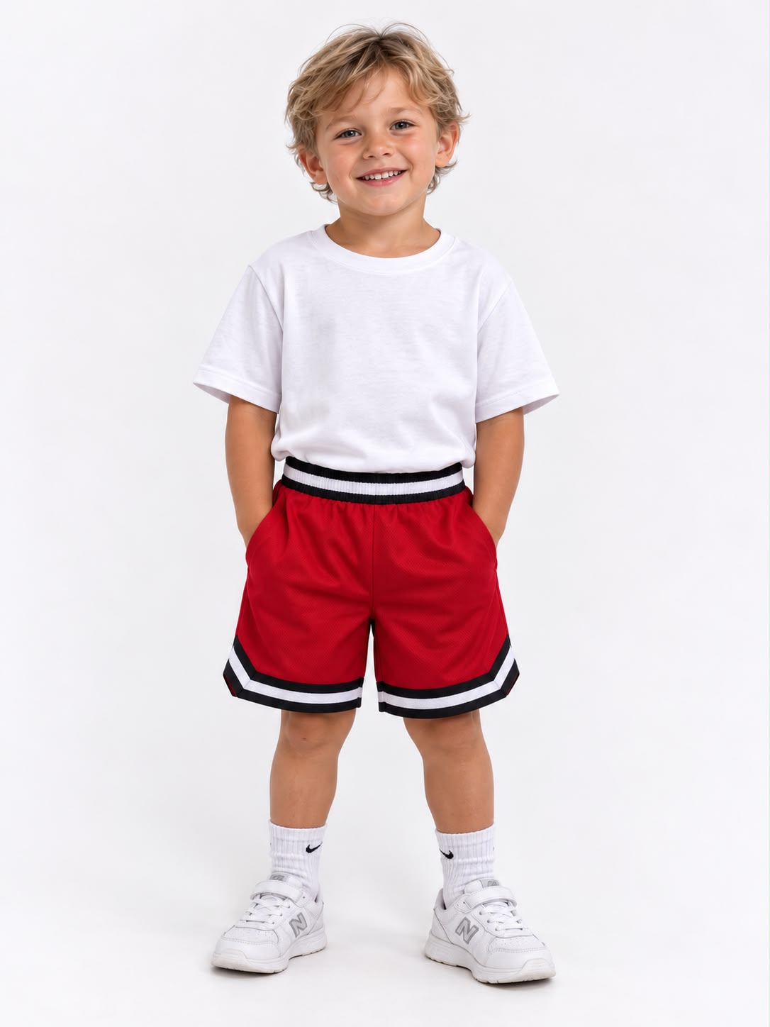 Toddler Basketball Shorts UR-16-K – Red