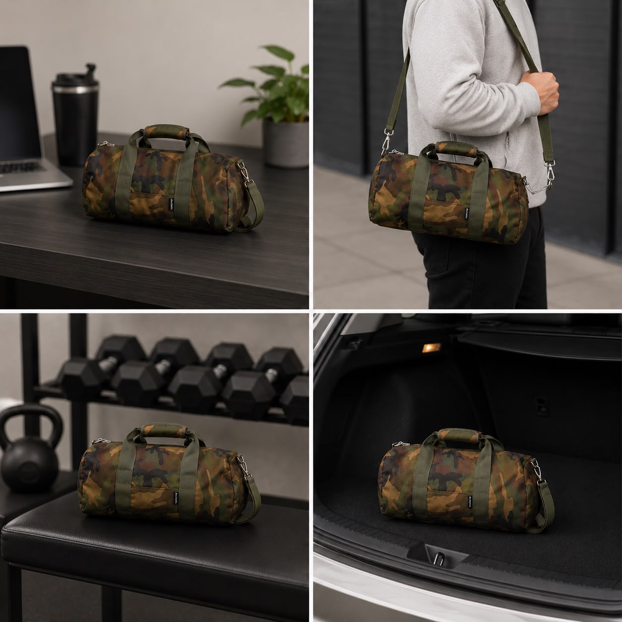 Everest Small Camouflage Duffle Bag