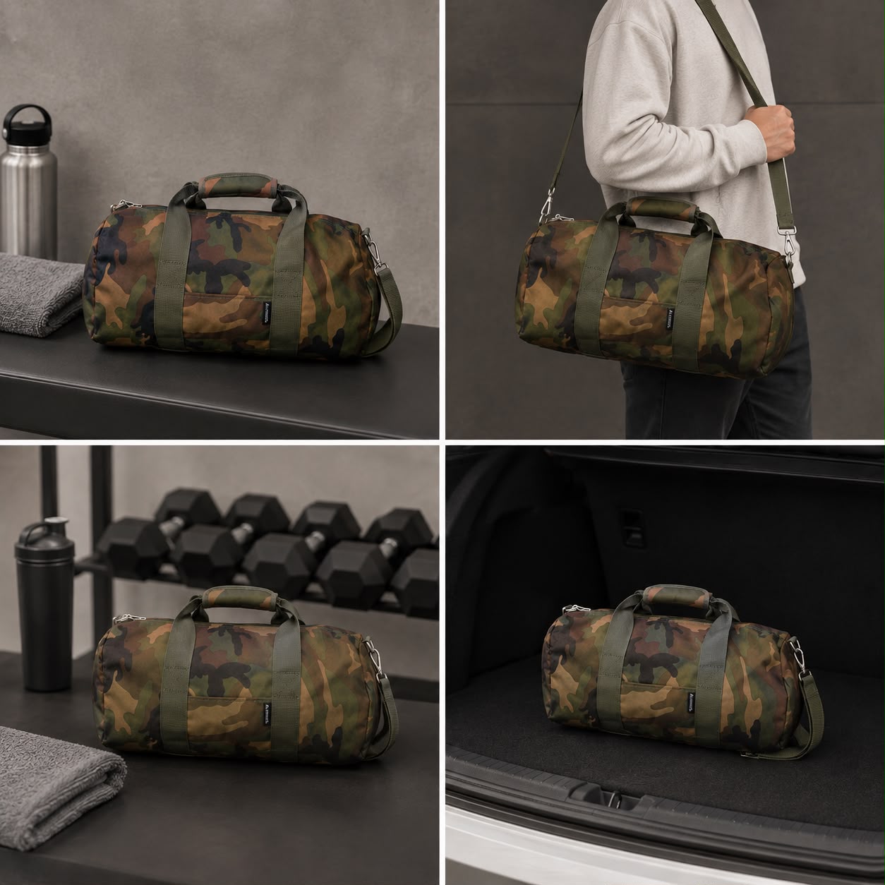 Everest Medium Camouflage Duffle Bag