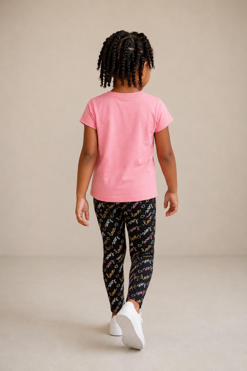 Girls’ Unicorn T-Shirt & Leggings Set