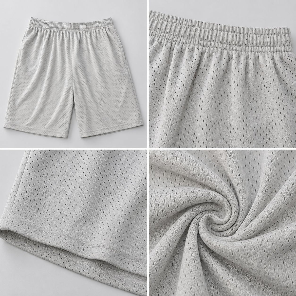 Hill Adult Mesh Sports Shorts – Charcoal