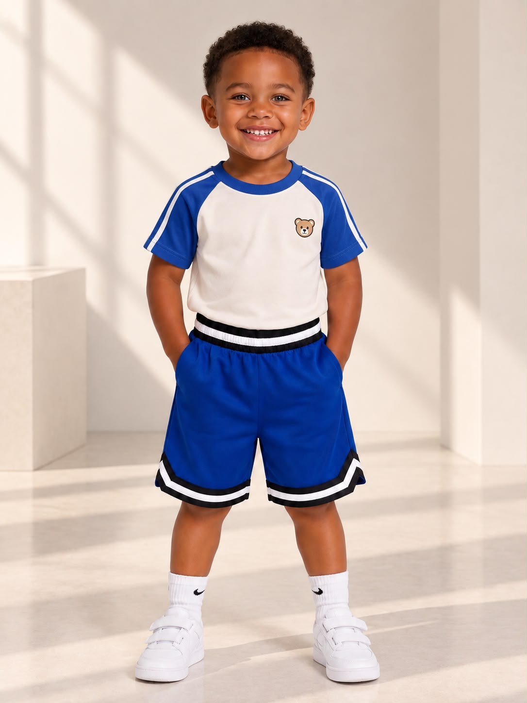 Toddler Basketball Shorts UR-16-K – Blue