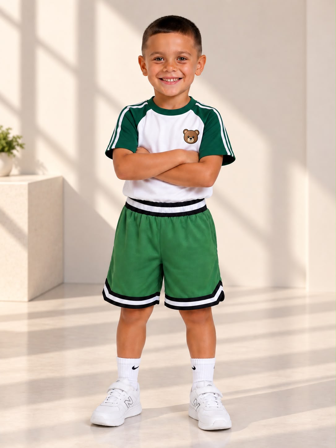 Toddler Basketball Shorts UR-16-K – Green