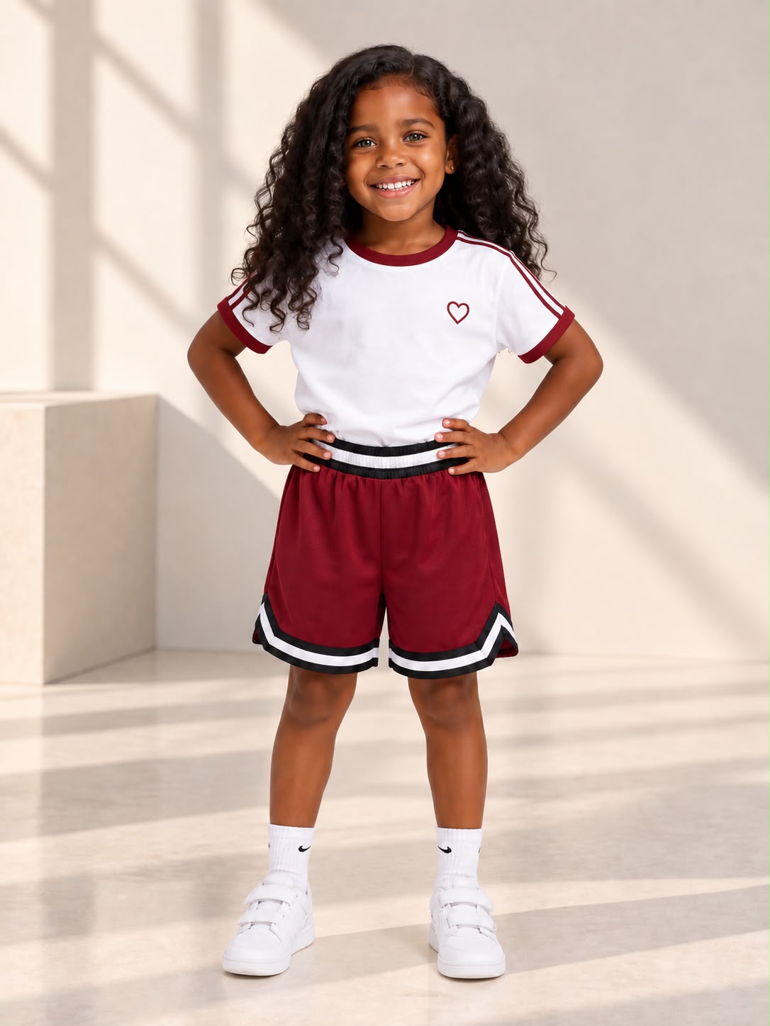 Toddler Basketball Shorts UR-16-K – Maroon