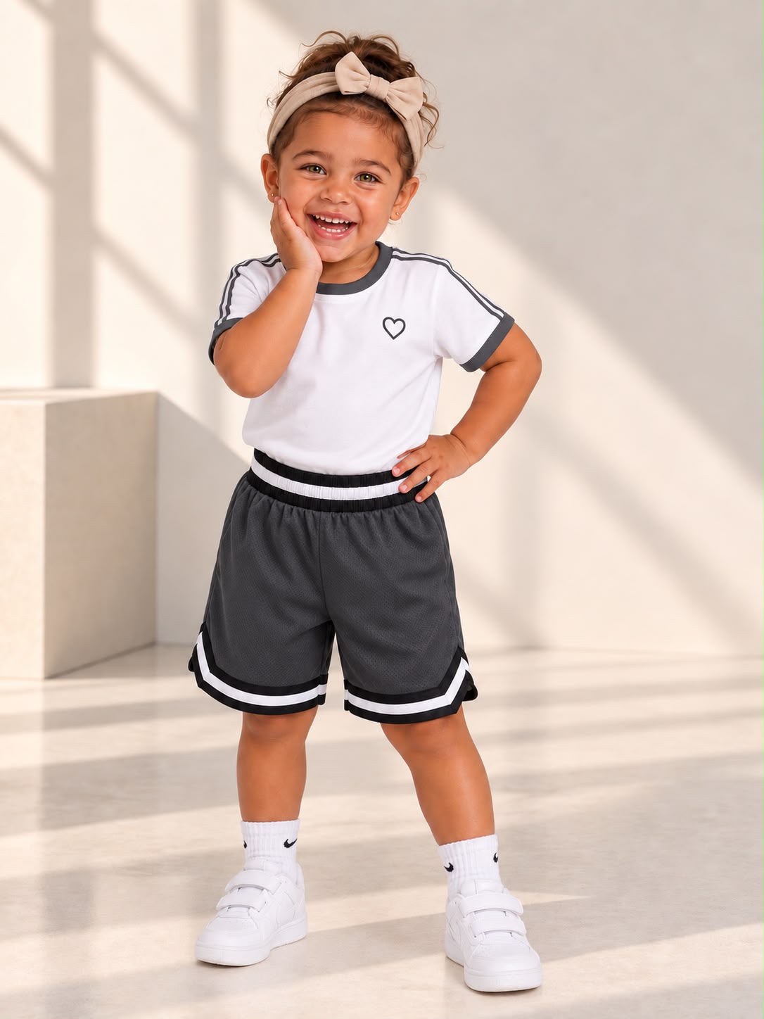 Toddler Basketball Shorts UR-16-K – Dark Grey