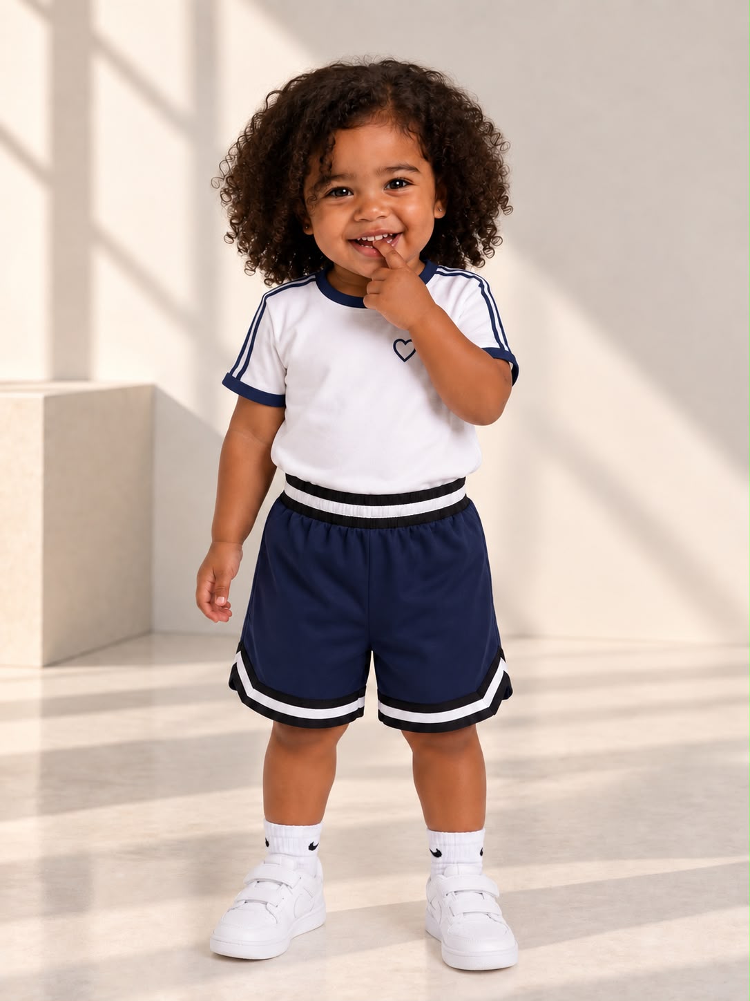 Toddler Basketball Shorts UR-16-K – Navy Blue