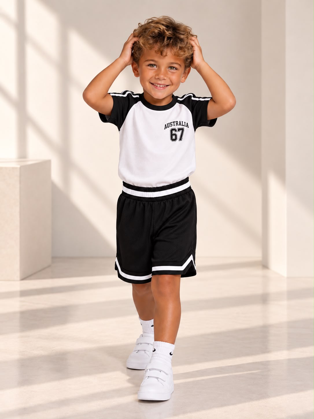 Toddler Basketball Shorts UR-16-K – Black