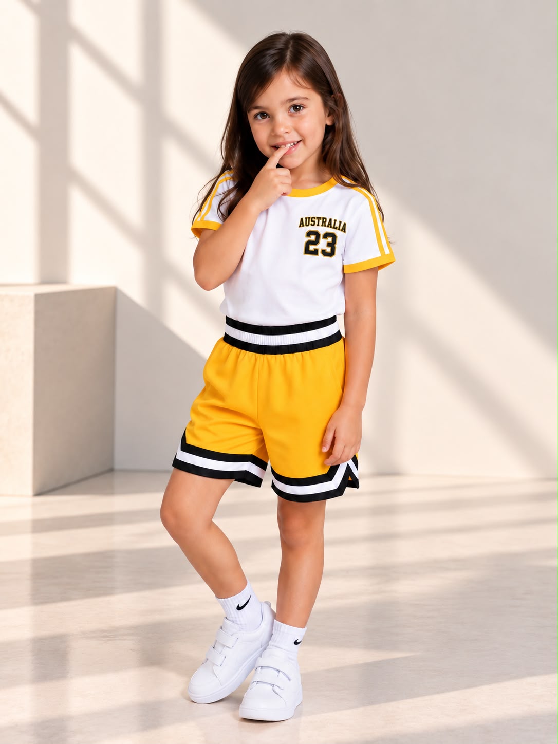Toddler Basketball Shorts UR-16-K Yellow