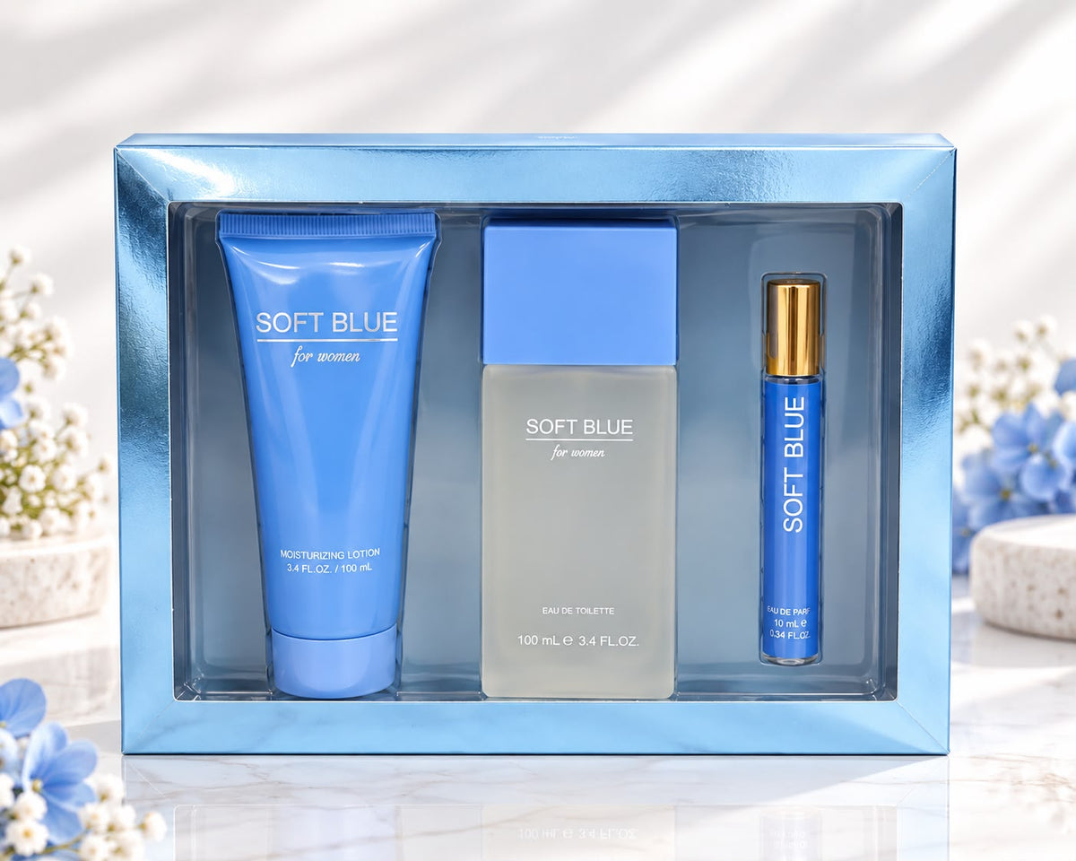 SOFT & BLUE PERFUME GIFT SET 3PC