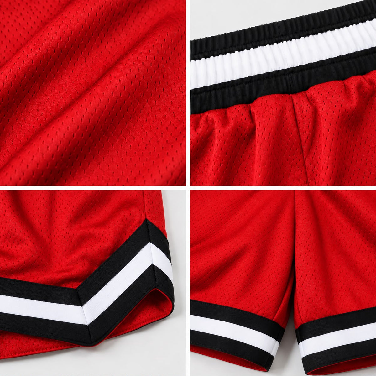 Womens Basketball Shorts UR-16- Red