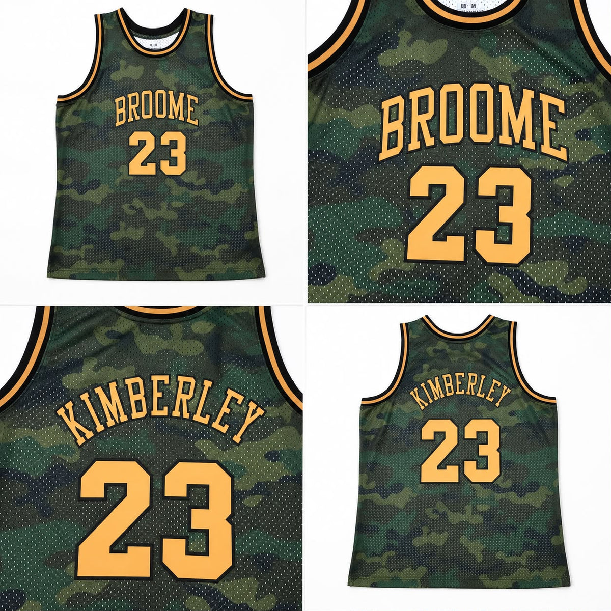 Broome 23 Basketball Jersey Camo