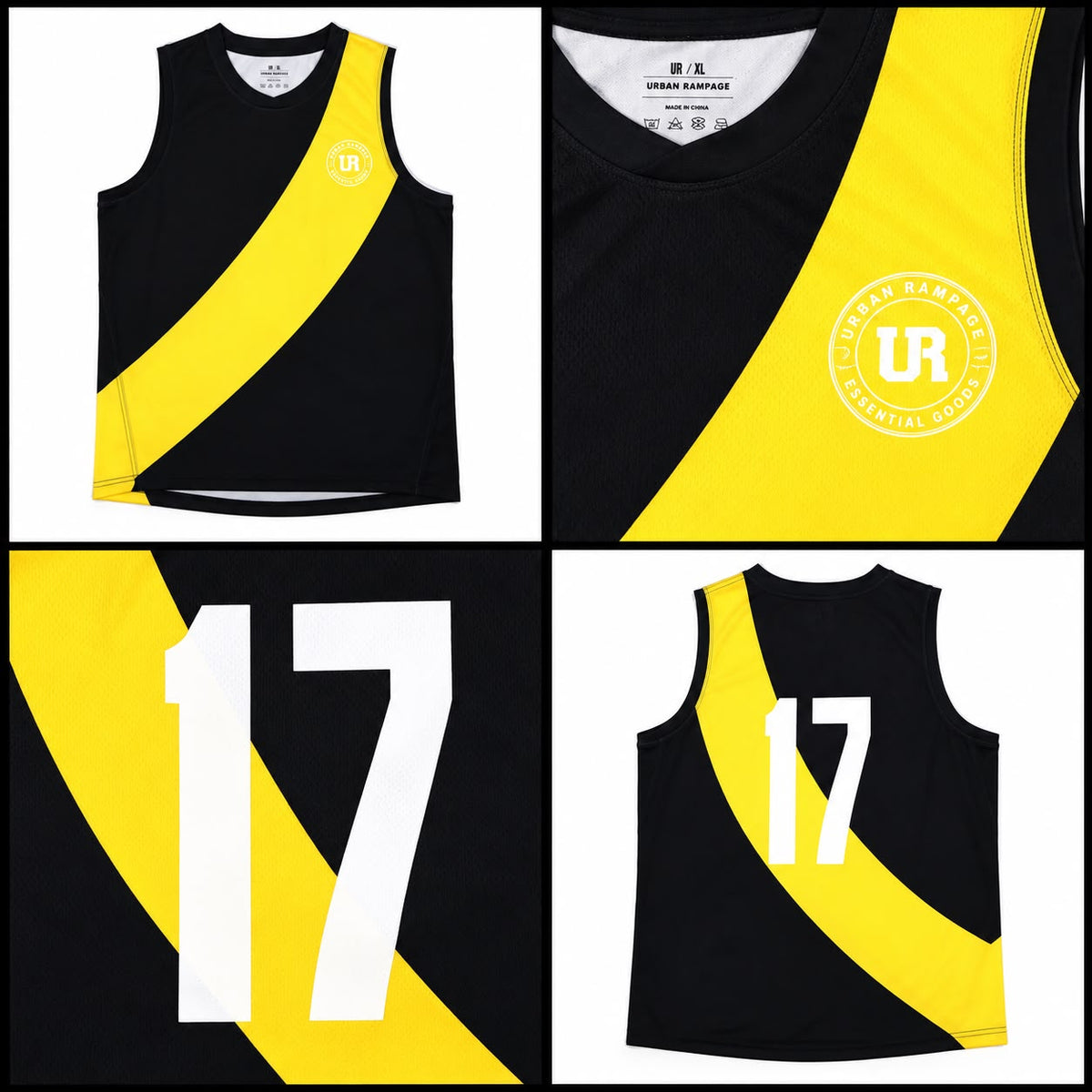 AFL 2 17 Jersey Black Yellow