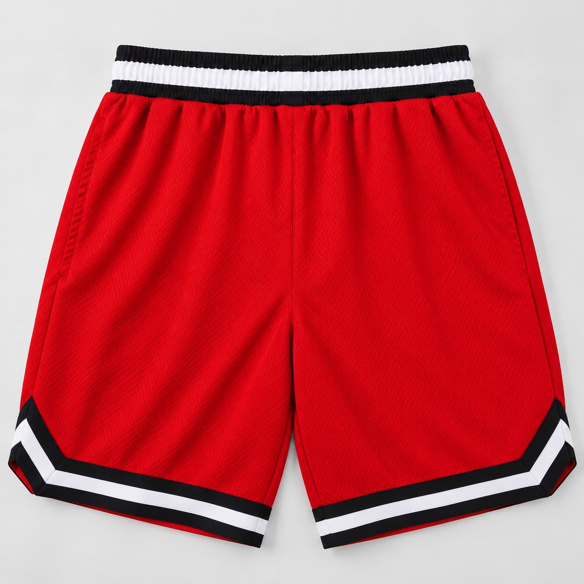 Men’s Mesh Basketball Shorts – Red