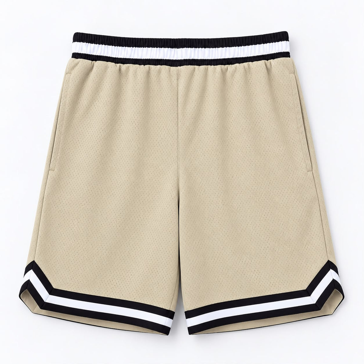 Men’s Mesh Basketball Shorts – Apricot