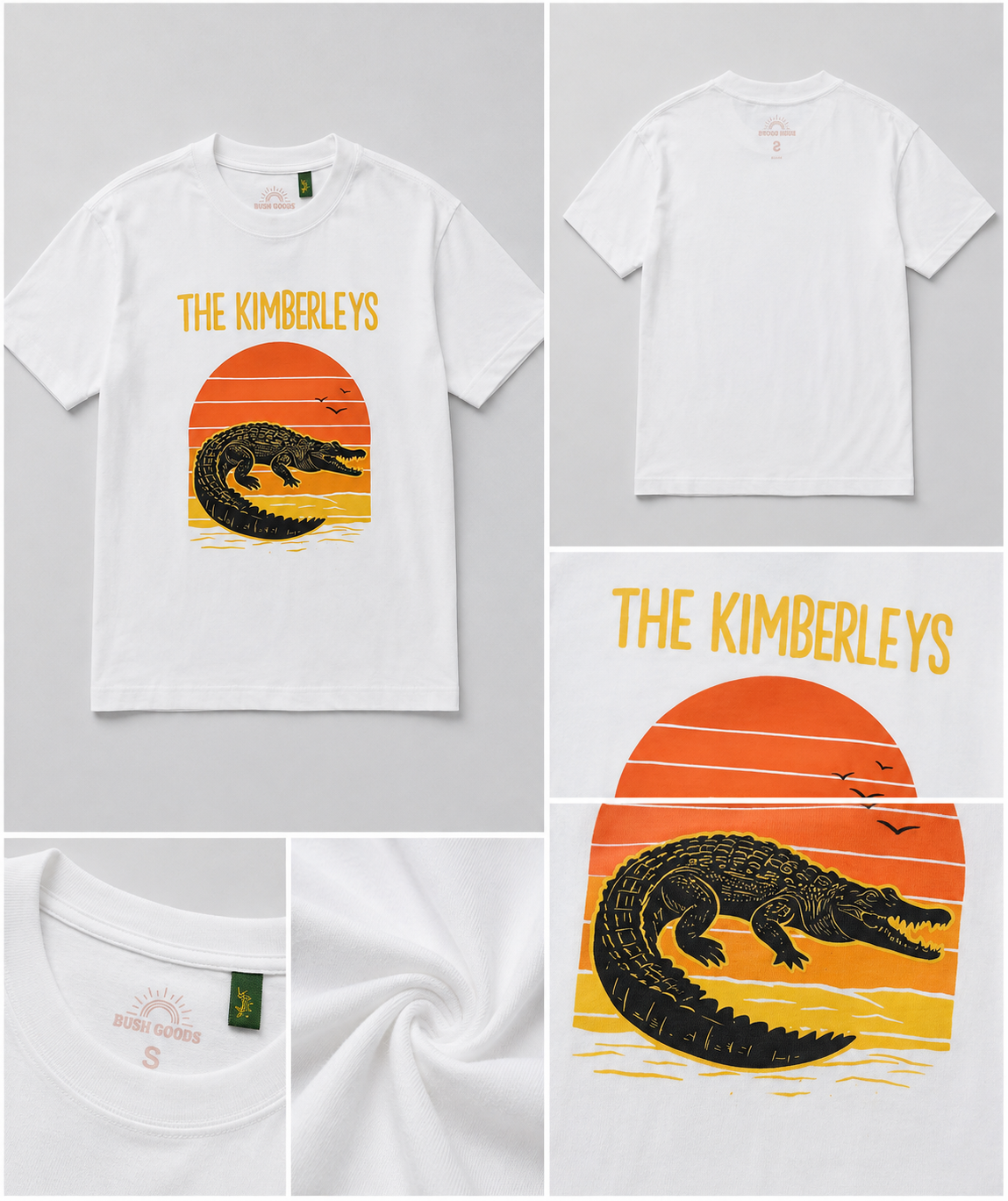 The Kimberleys Crocodile Graphic T-Shirt