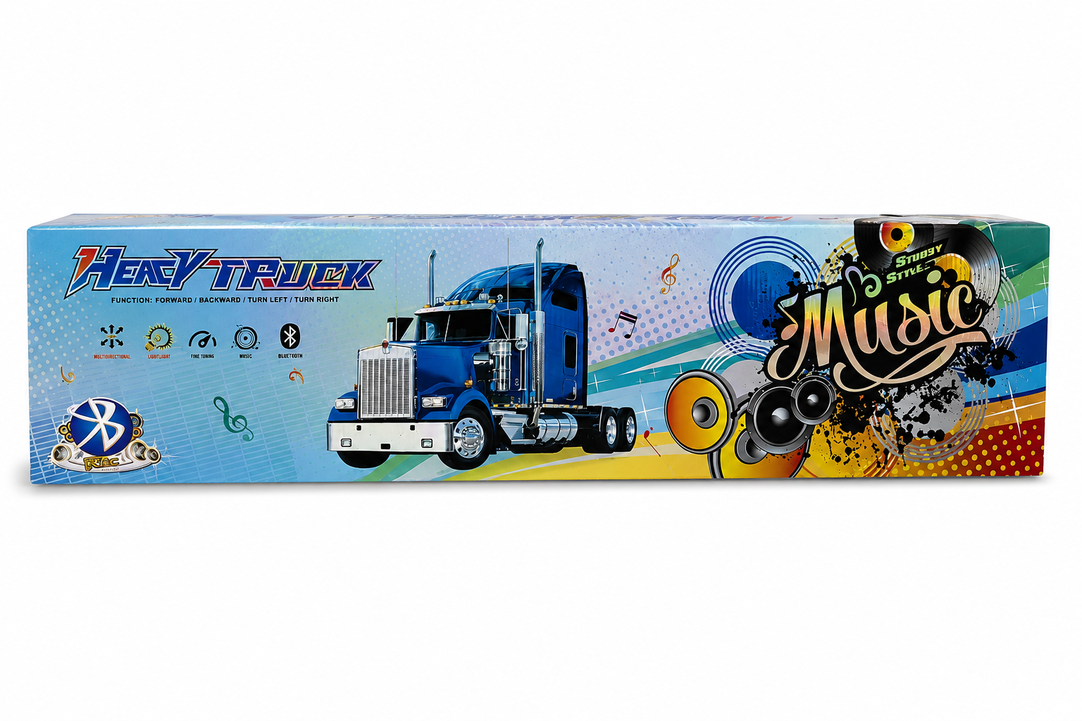 Remote Control Bluetooth Music Truck WH8769 with LED Lights | 2.4GHz RC Trailer (3+)