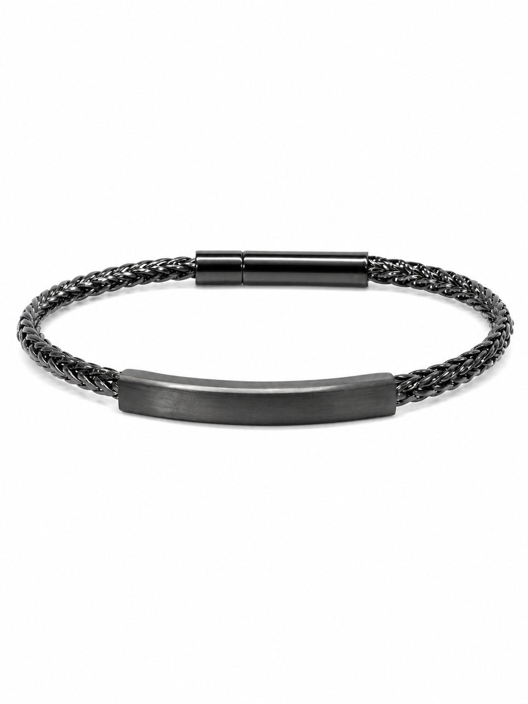 Braided Stainless Steel Fashion Bracelet