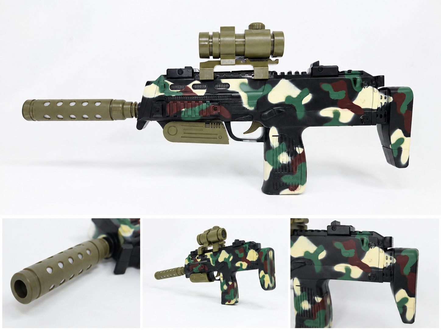 Electric Sound & Light Toy Gun | Camouflage Battery-Operated Blaster | Ages 3+