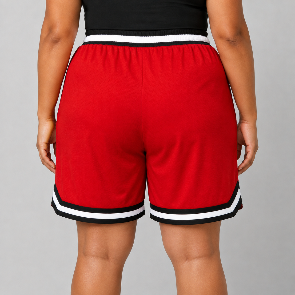 Womens Basketball Shorts UR-16- Red