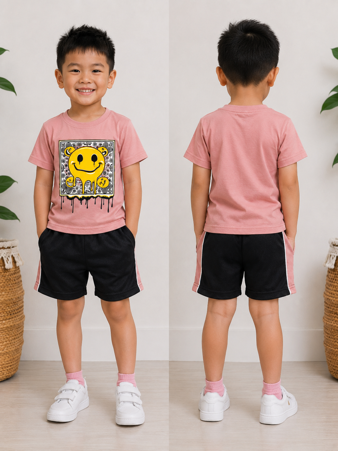 Toddler Boys Graphic T-Shirt & Shorts Set
