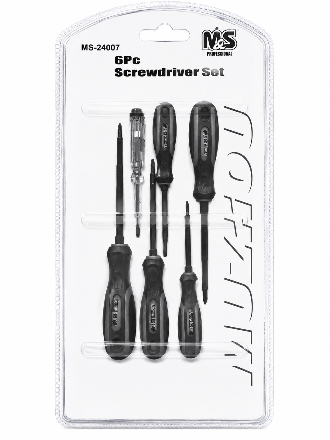 M&S Professional 6-Piece Screwdriver Set – MS-24007