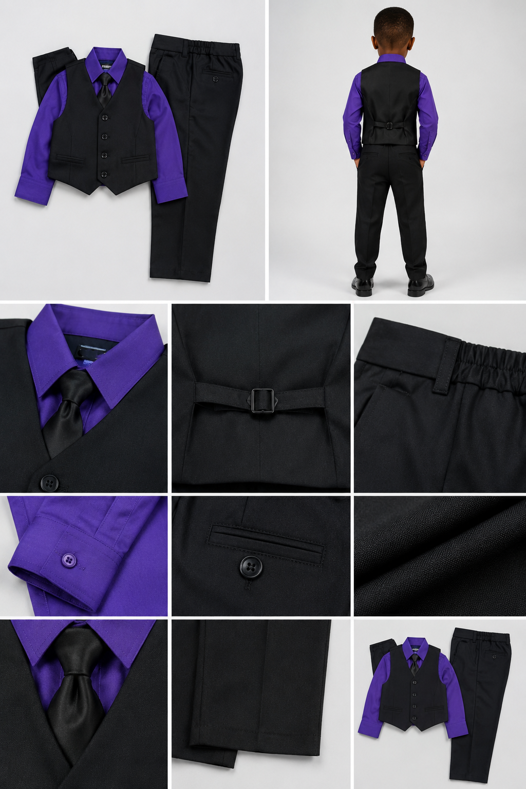 Purple Toddler Suit Set - Size 5T