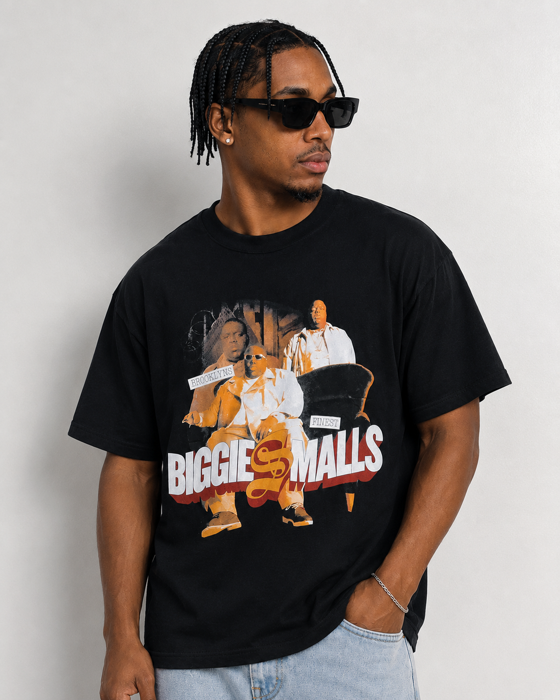 Biggie Smalls Graphic T-Shirt | Men's Streetwear Tee - Black