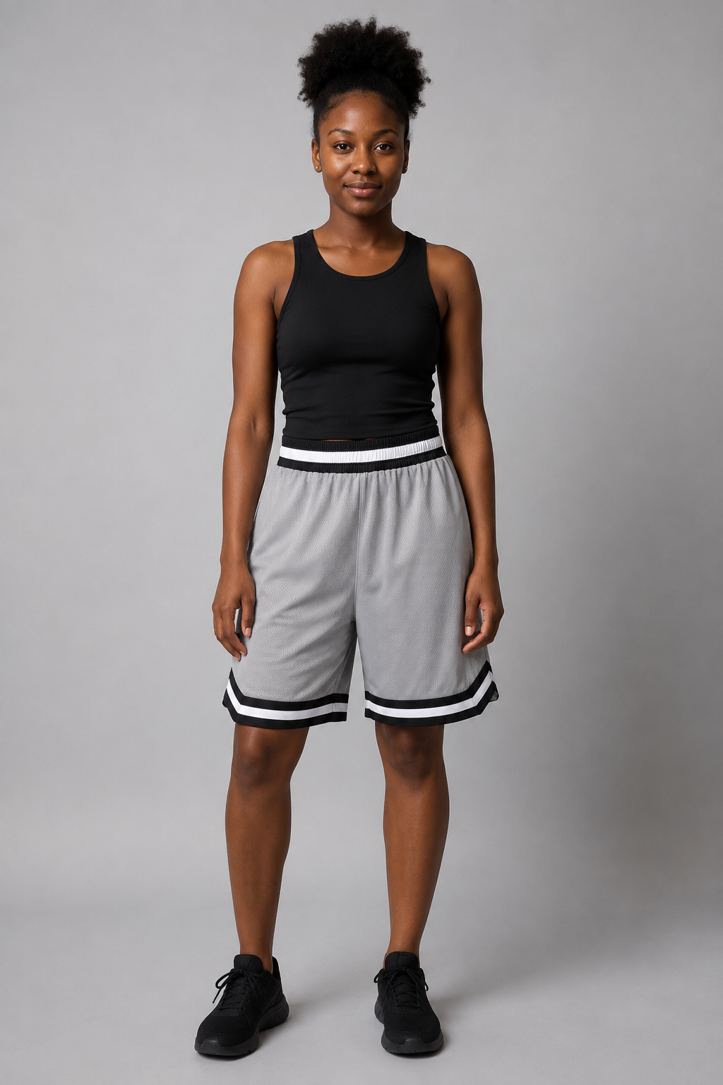 Women’s Basketball Shorts UR-16– Grey