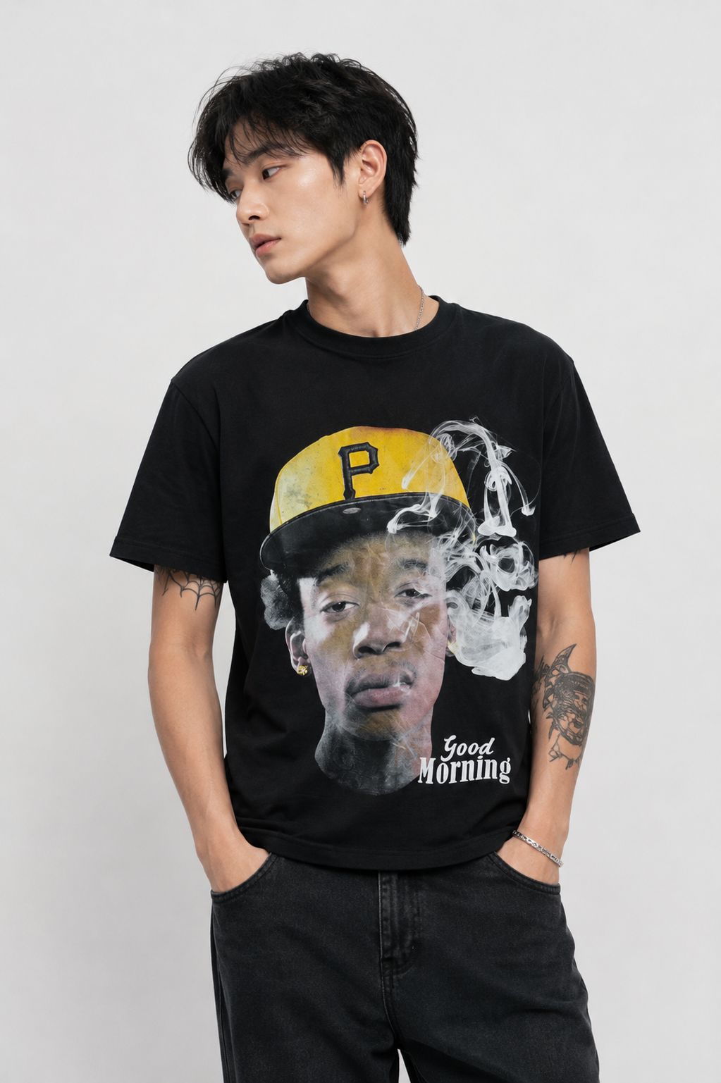 Black Shirt Streetwear