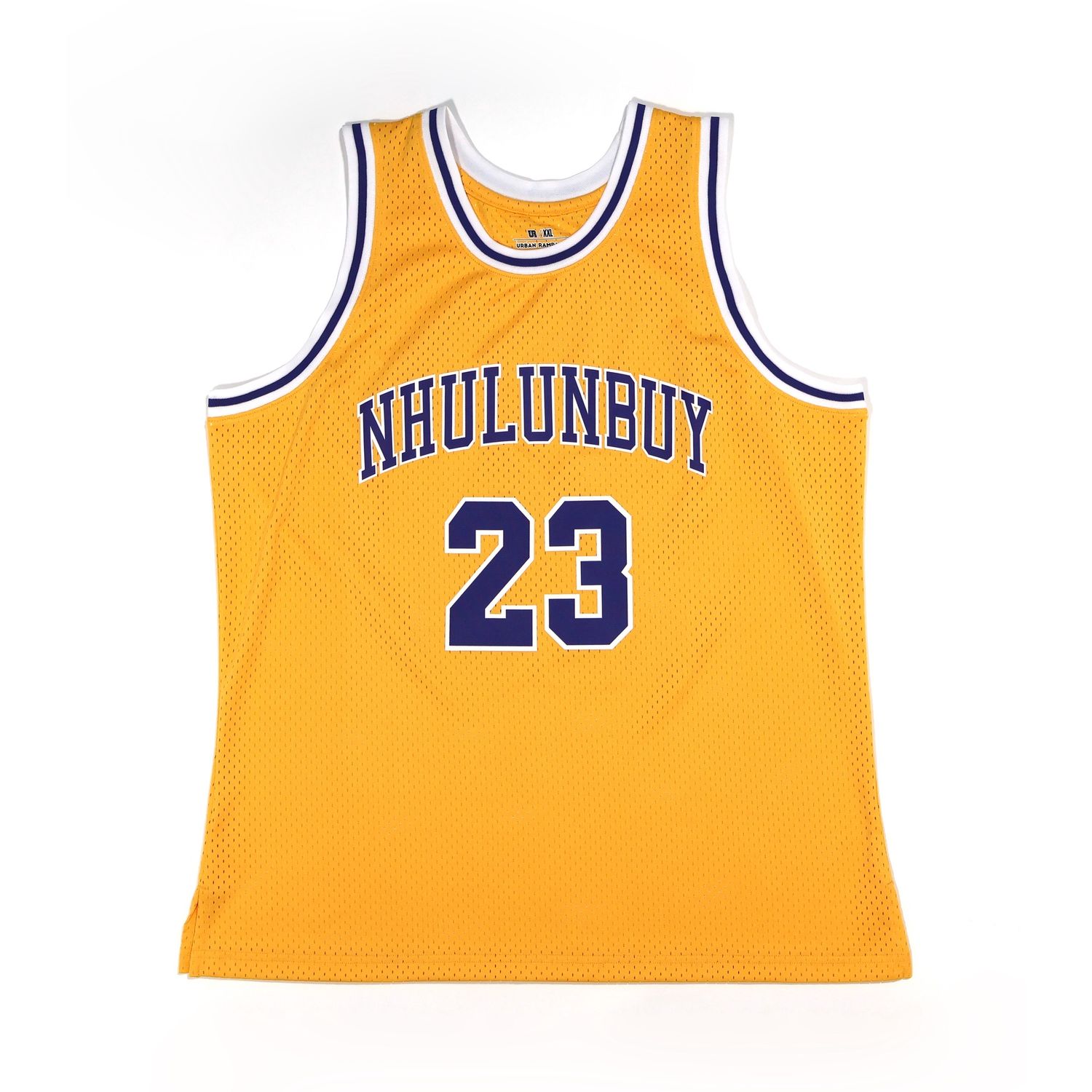 Gove 23 yellow basketball jersey for men 
