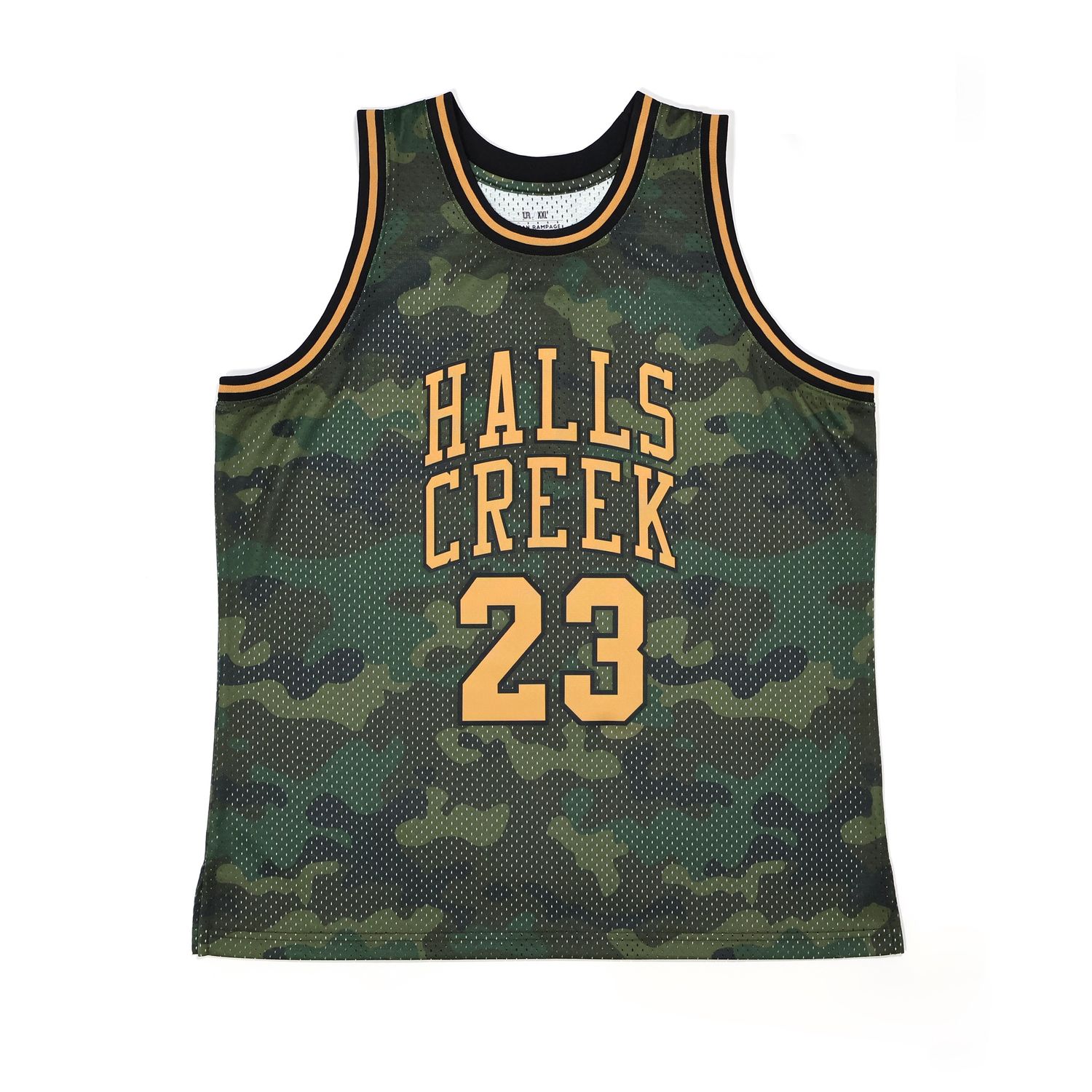 Halls Creek 23 camouflage basketball jersey for men  