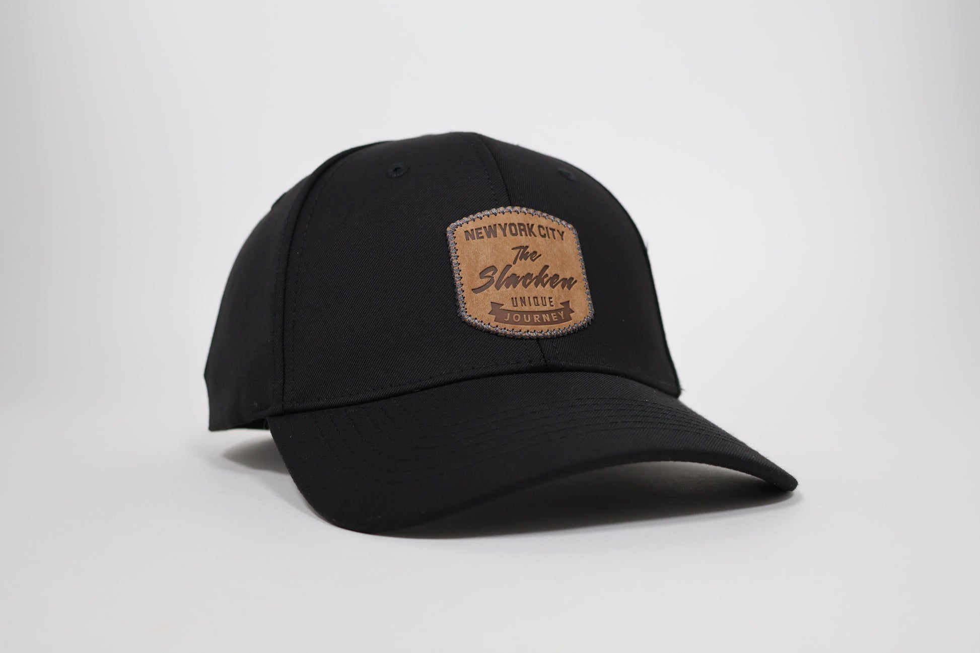Men's Black and Brown Baseball Cap – New York City Embroidered Design with Urban Style and Adjustable Fit