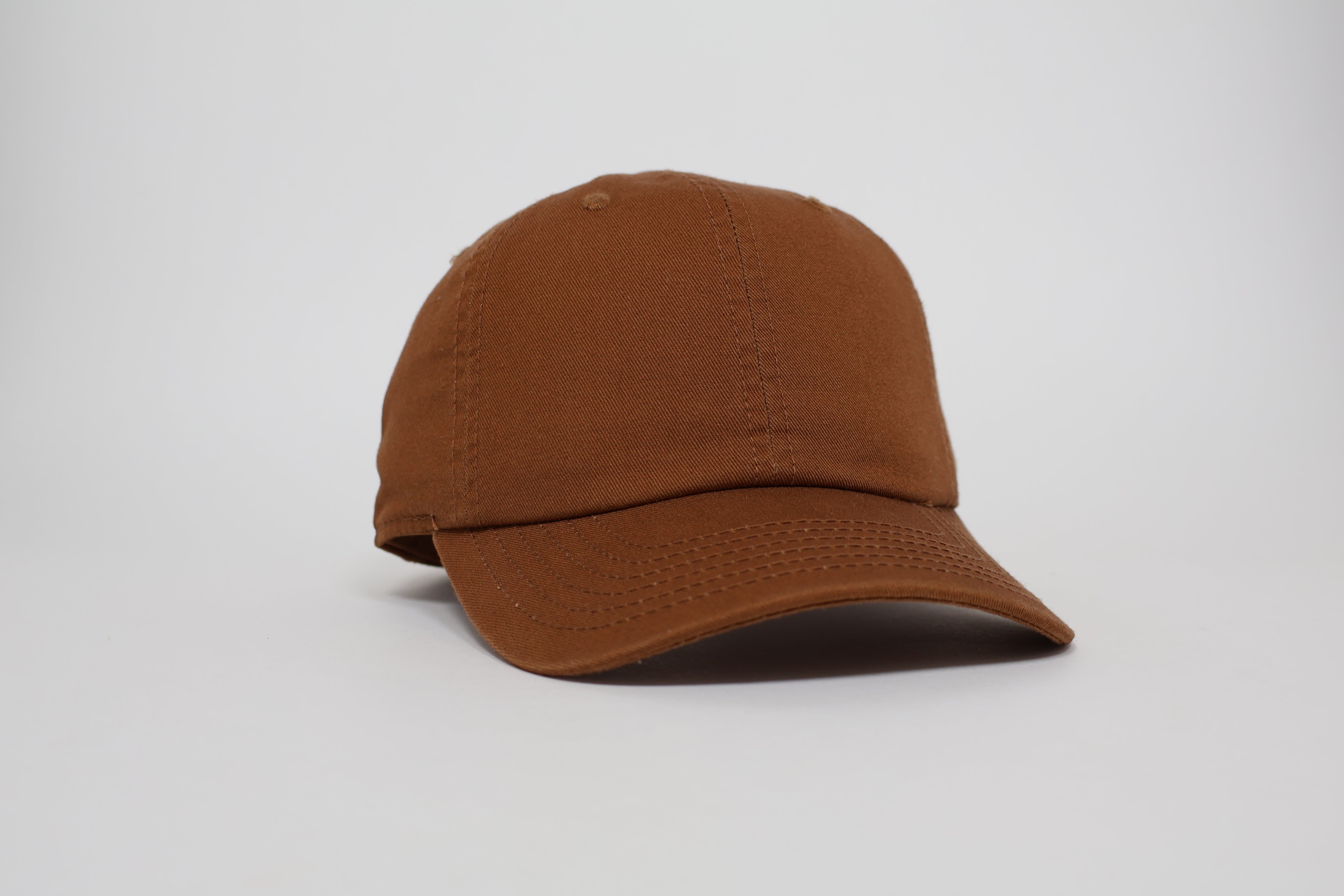 Men's Brown Casual Cap – Minimalist Design with Adjustable Strap for Everyday Comfort