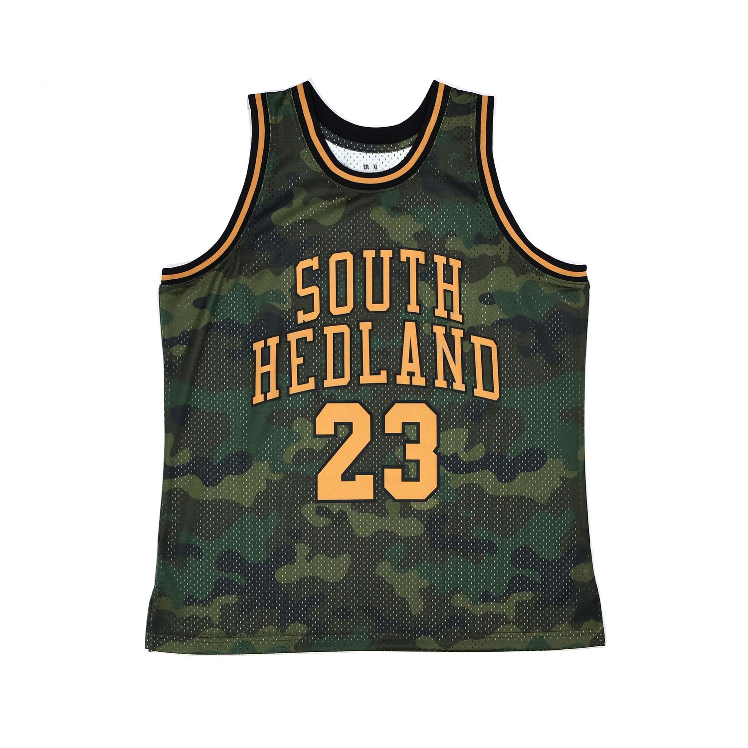 South Hedland 23 camouflage basketball jersey for men